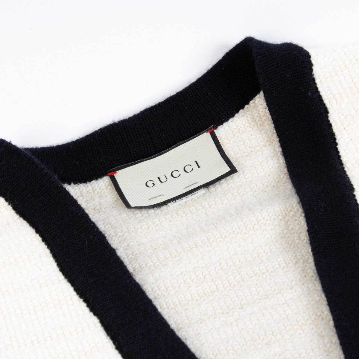 Gucci Witte Open Cardigan - Maat M