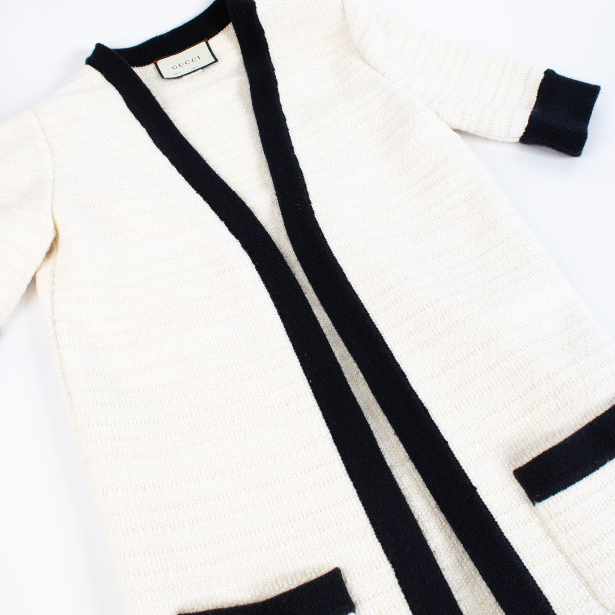 Gucci Witte Open Cardigan - Maat M