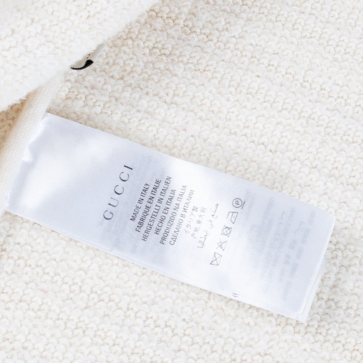 Gucci Witte Open Cardigan - Maat M