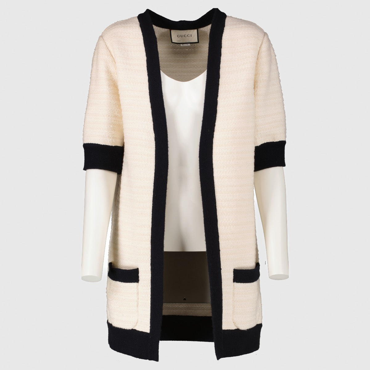 Gucci Witte Open Cardigan - Maat M