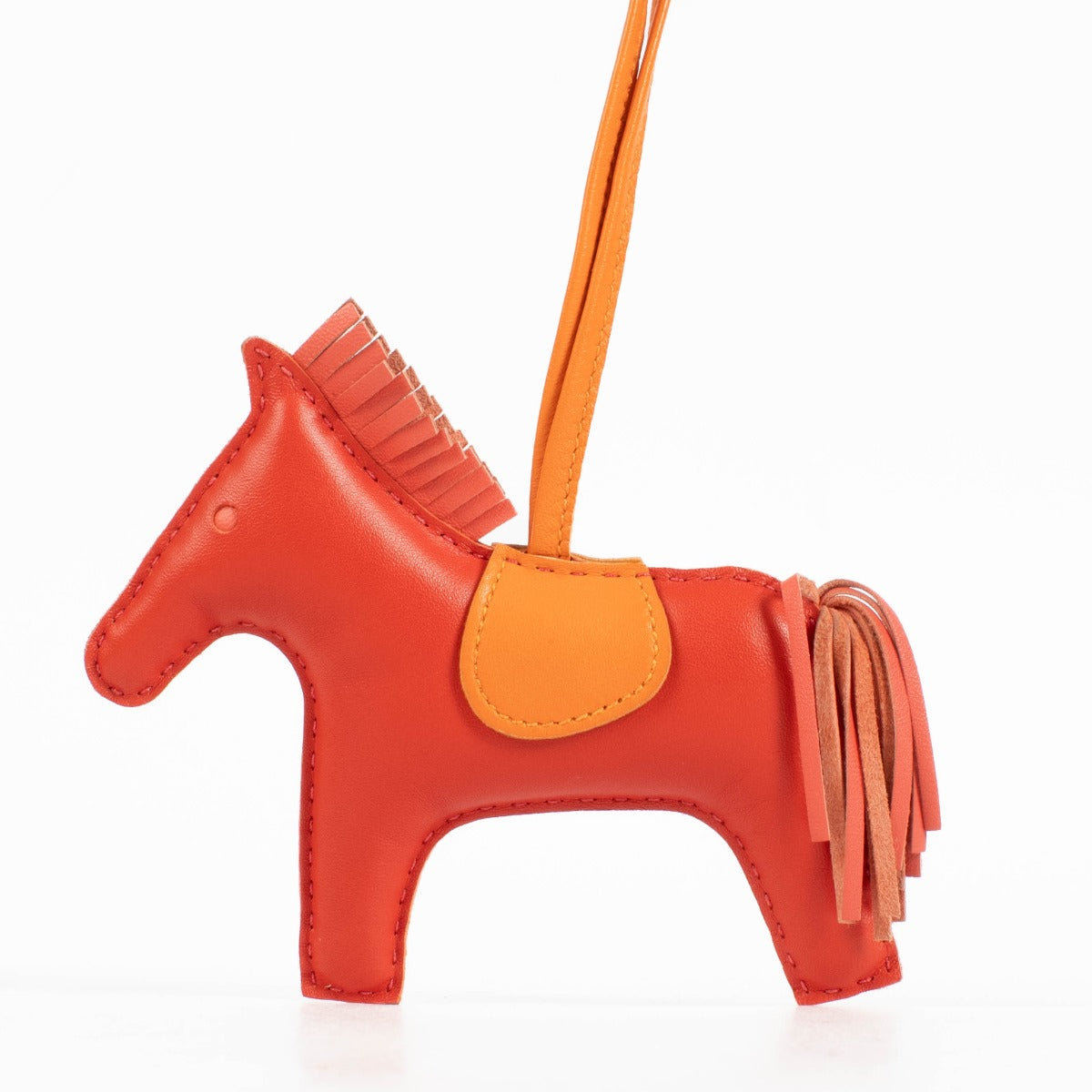 Hermès Red Rodeo MM Charm