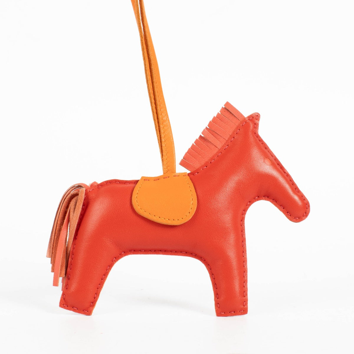 Hermès Red Rodeo MM Charm
