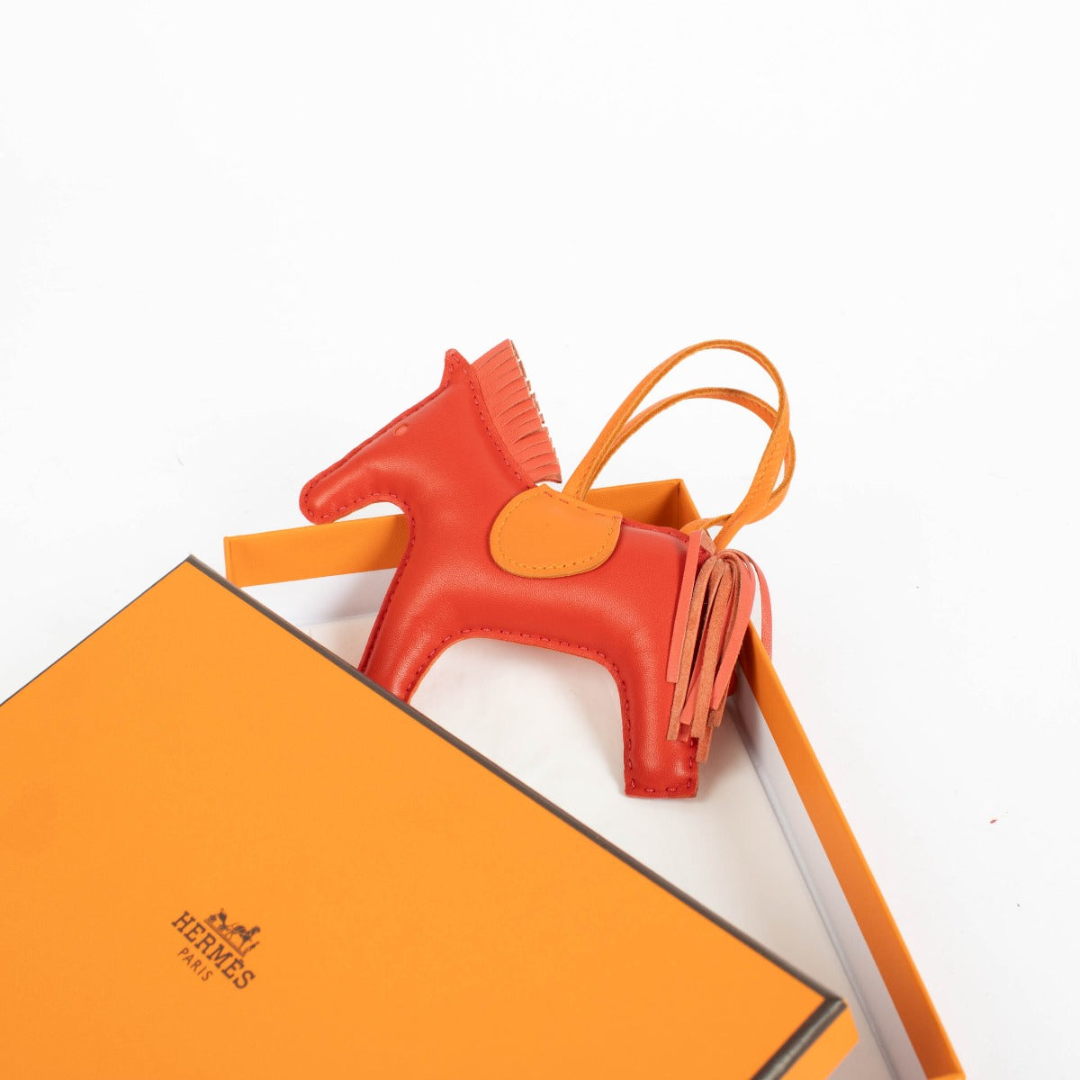 Hermès Red Rodeo MM Charm