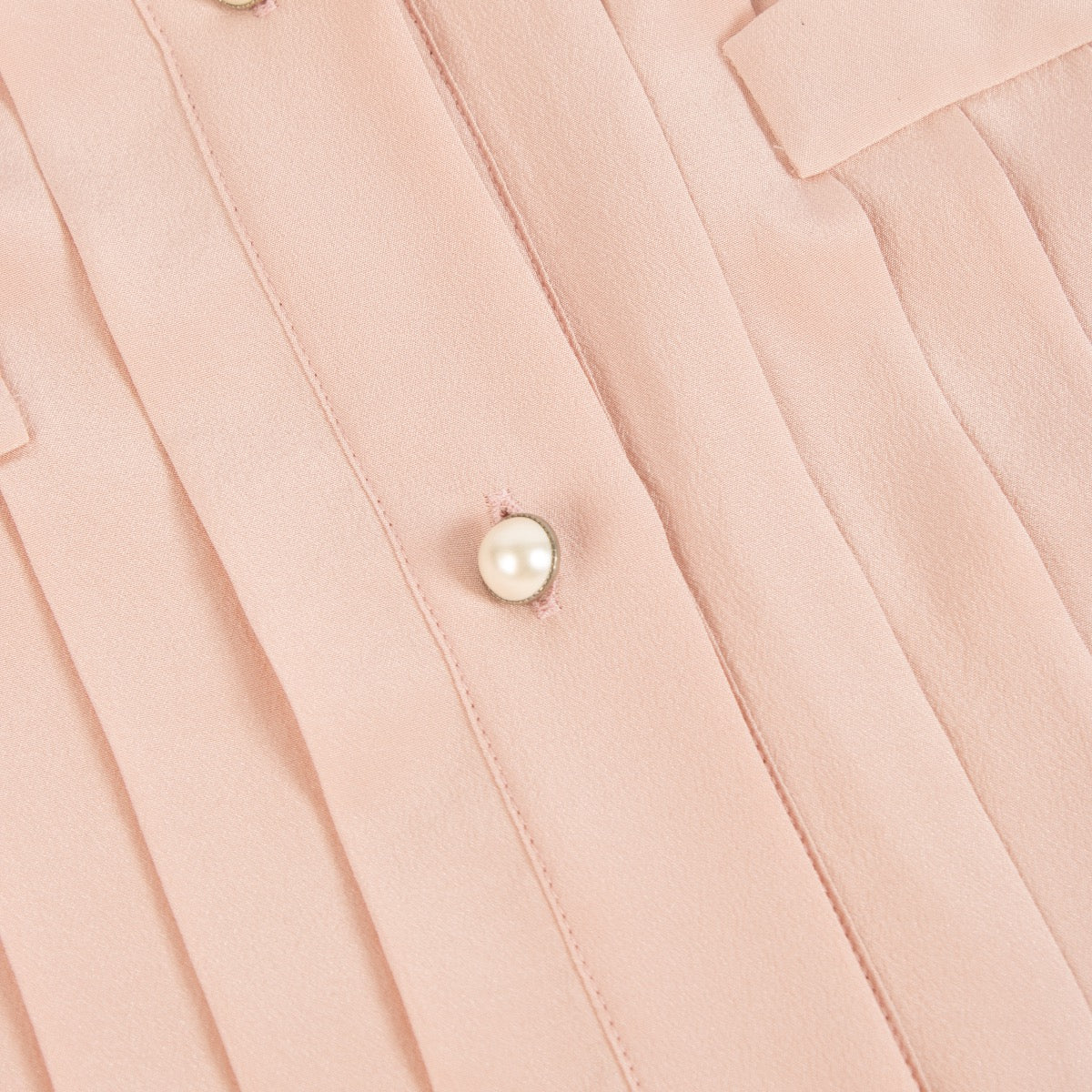 Miu Miu 2018 Pink Silk Sleeveless Shirt - Size IT40
