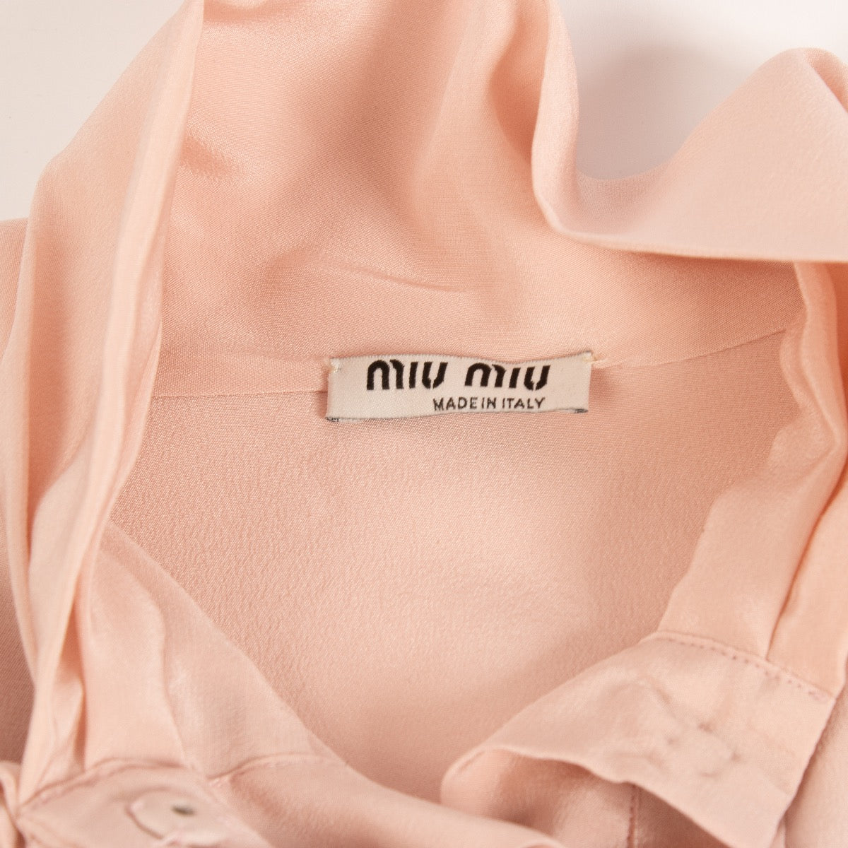 Miu Miu 2018 Pink Silk Sleeveless Shirt - Size IT40