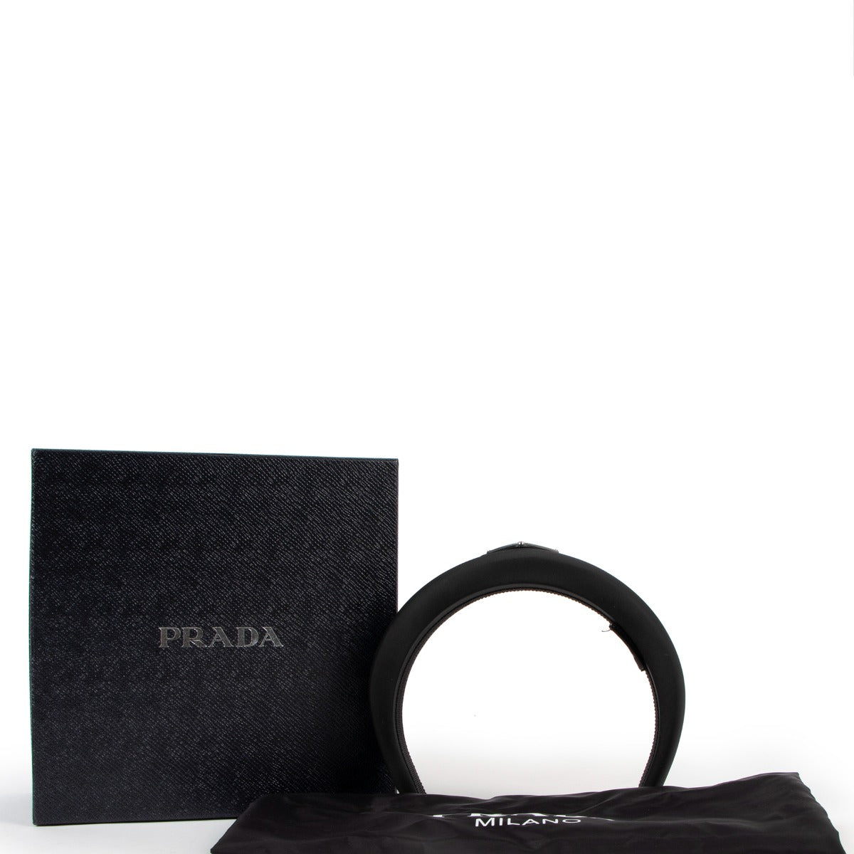 Prada Black Re-Nylon Headband