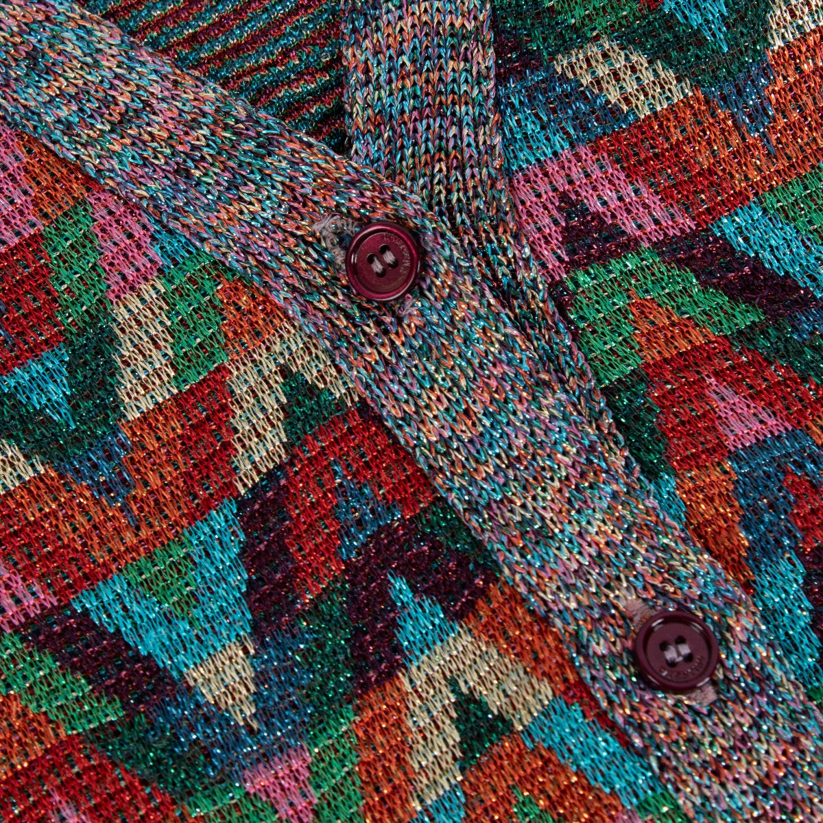Valentino Multicolor Lurex Vestjurk