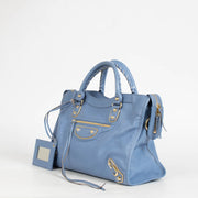 Shop this authentic Balenciaga Blue City Bag pre-loved on Labellov.com