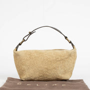 Shop this authentic Celine Beige Suède Top Handle Bag pre-loved on Labellov.com