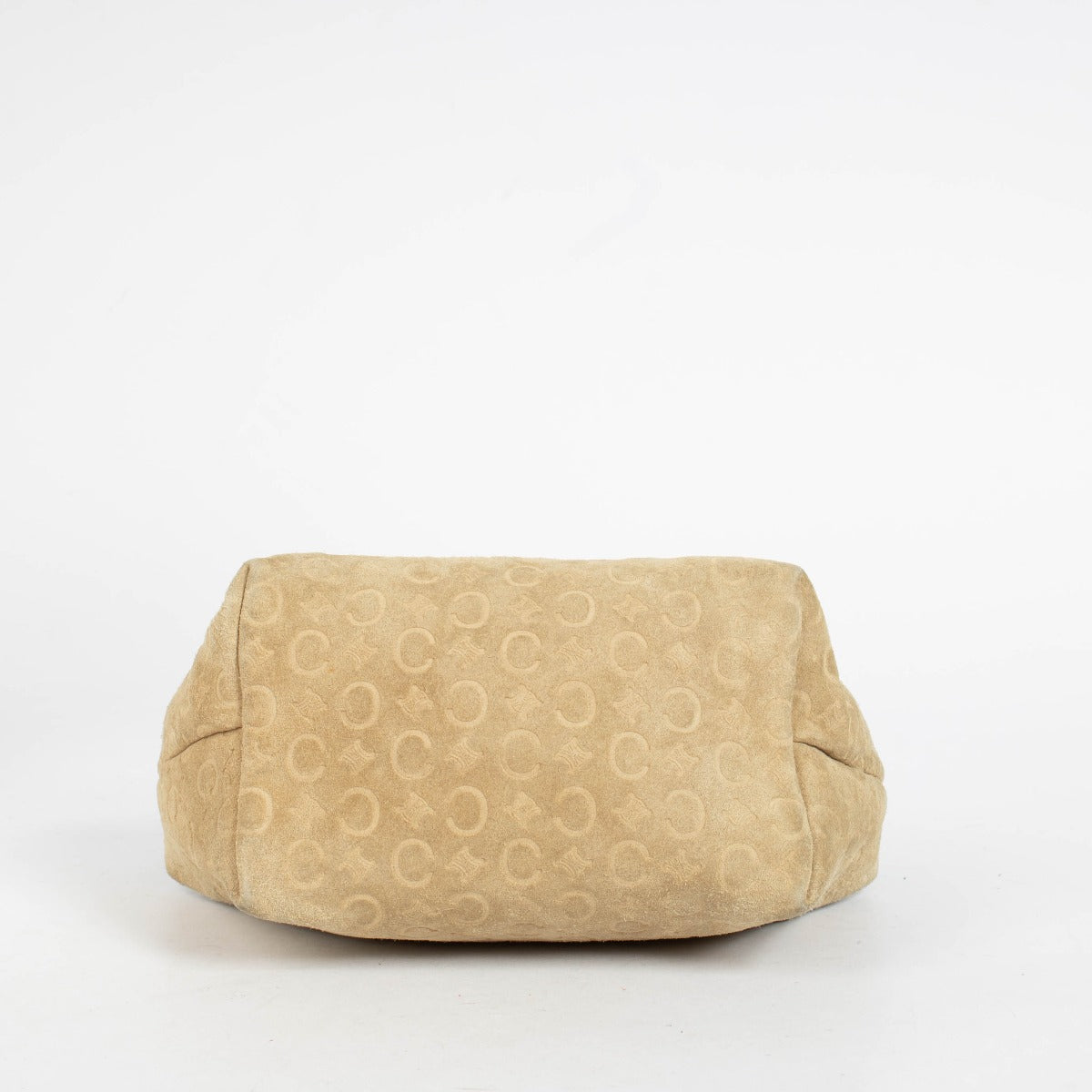 Shop this authentic Celine Beige Suède Top Handle Bag pre-loved on Labellov.com