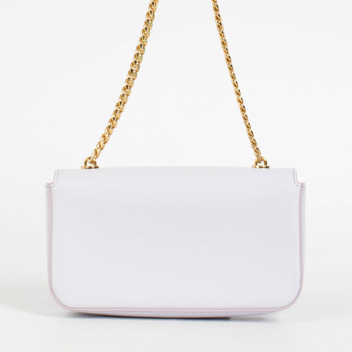 Shop this authentic Teen Triomphe Bag Light Lilac In Shiny Calfskin pre-loved on Labellov.com