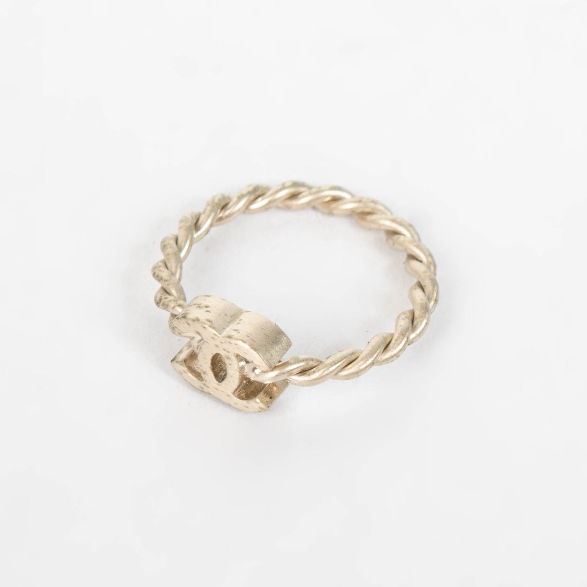 Authentic pre-loved Chanel Duo Silver Ring on Labellov.com