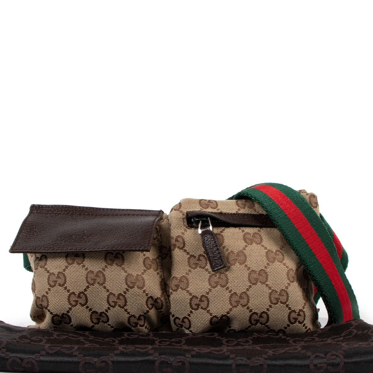 Gucci GG Canvas Web Mini Belt Bag