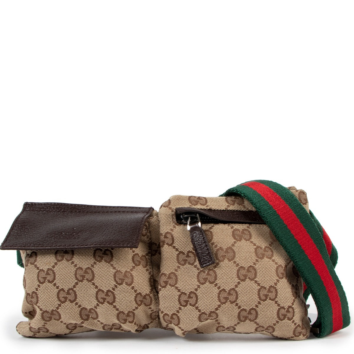 Gucci GG Canvas Web Mini Belt Bag