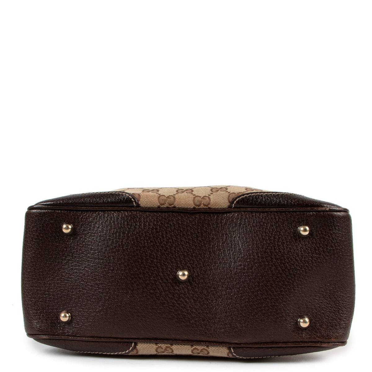 Gucci GG Canvas Bamboo Boston Bag