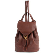 Buy an authentic second hand Delvaux Soleil Brown Leather Backpack in very good condition at Labellov