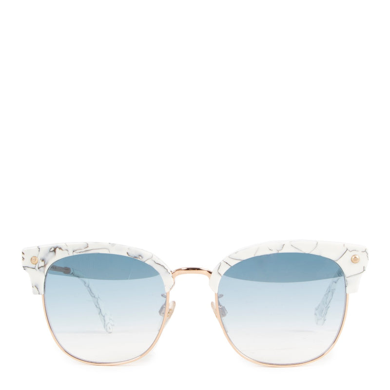 Buy online authentic second hand Balenciaga white marble frame glasses in very good condition at Labellov in Antwerp.