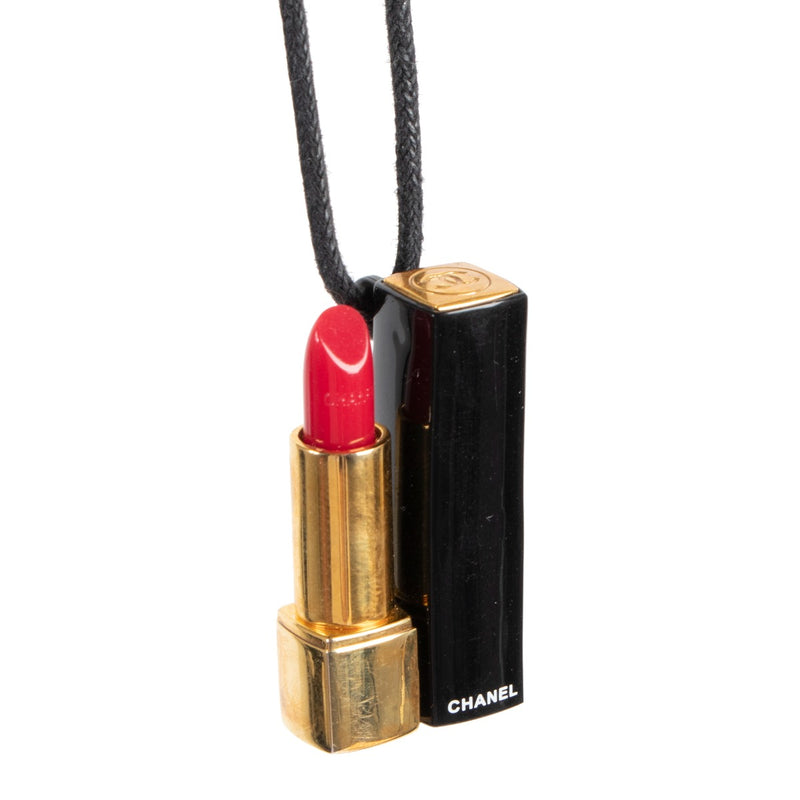 Chanel Allure Lipstick Pendant Necklace VIP Gift
