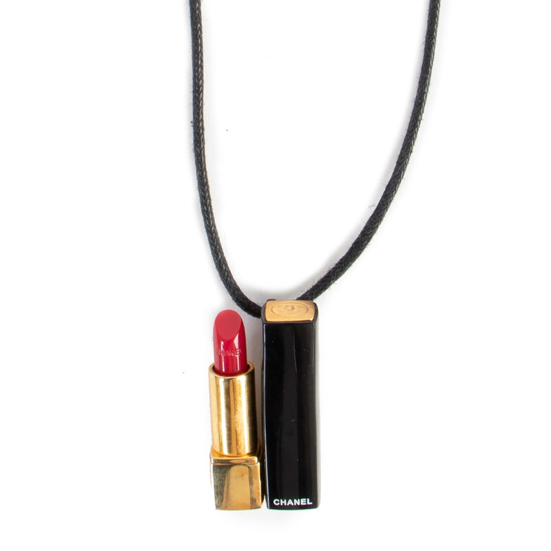 Chanel Allure Lipstick Pendant Necklace VIP Gift