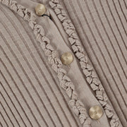 chanel 09p knitwear button detail