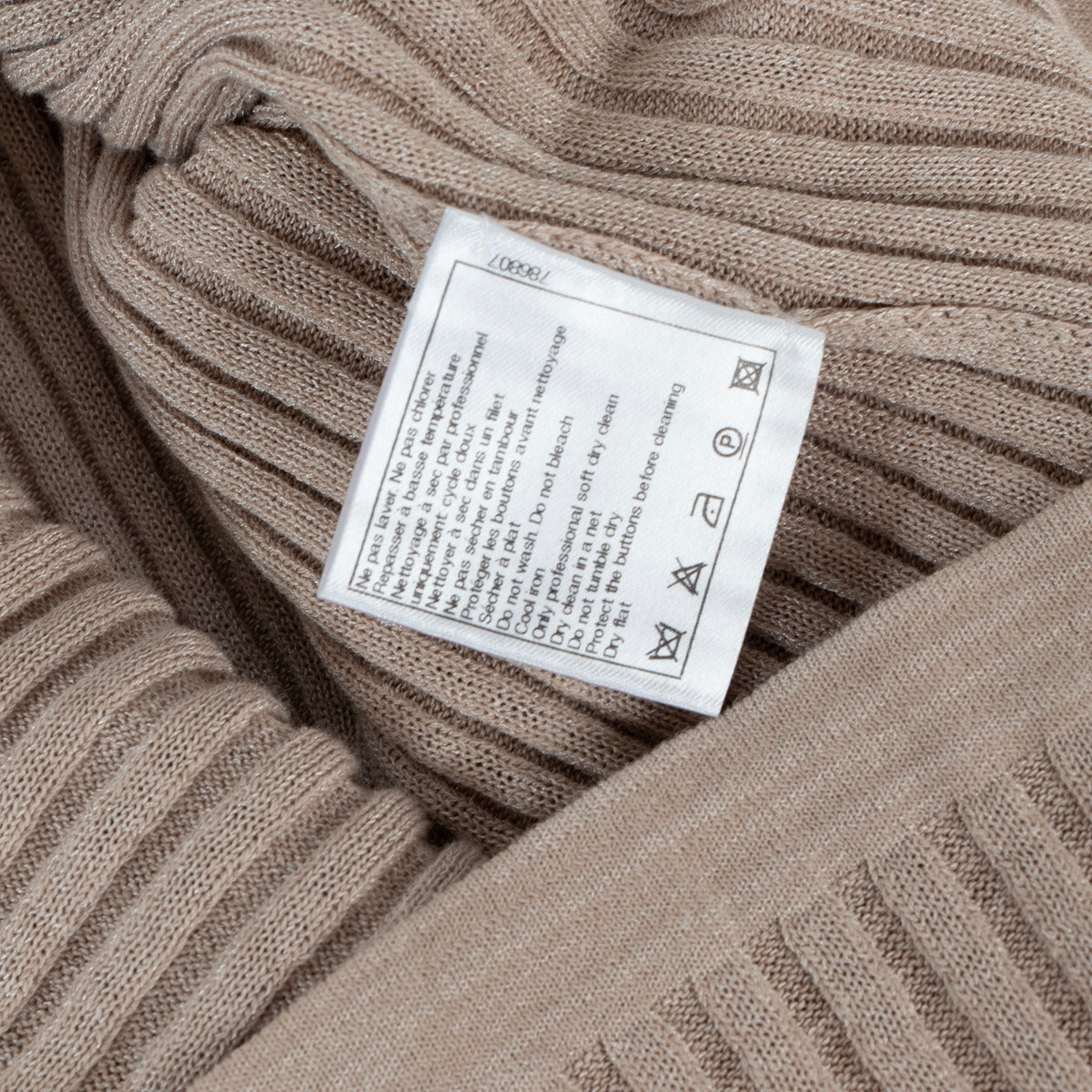 Chanel Spring 2009 Beige Cardigan Dress - Size 40