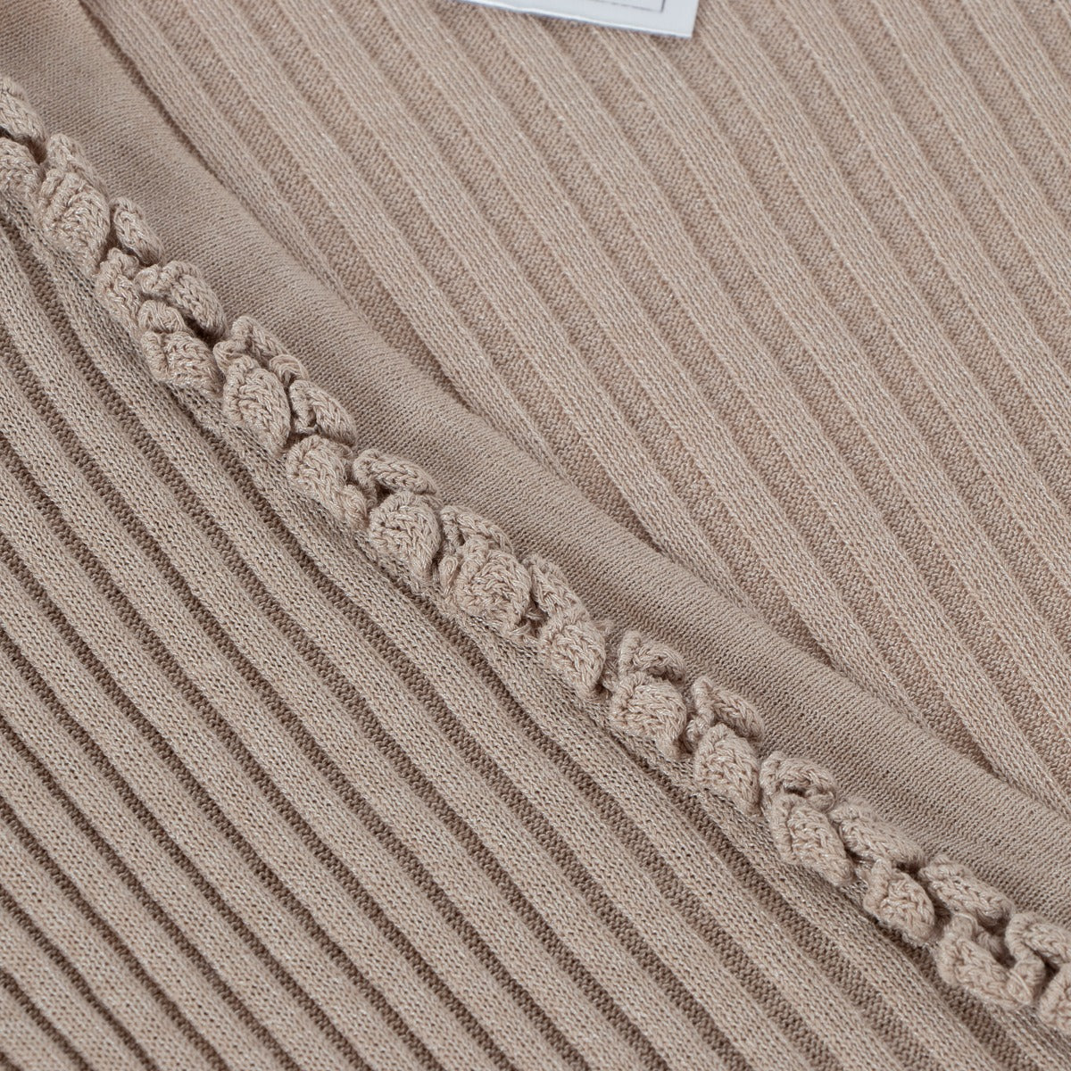 Chanel Spring 2009 Beige Cardigan Dress - Size 40