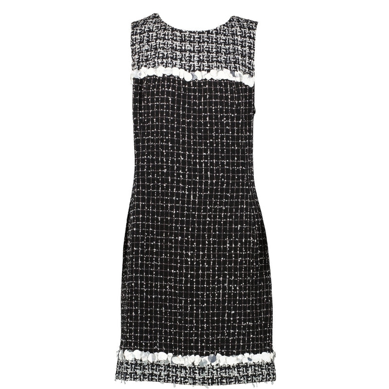 Second hand Chanel Spring 2009 09P Runway Matrass Lamé Flower Tweed Dress P35386 at Labellov