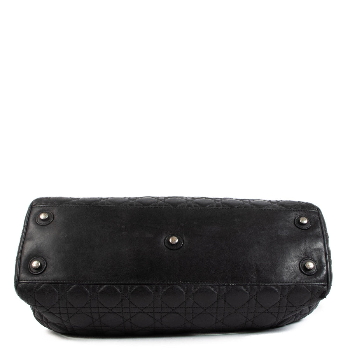 shop authentic second hand Christian Dior Black Leather Chri Chri Shoulder Bag on Labellov.com