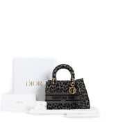 Christian Dior Lady Dior D-lite Medium Mizza Embroidery