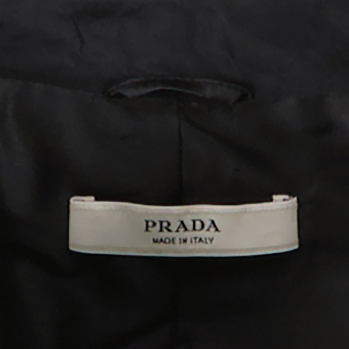 Manteau Prada en soie imperméable noire - Taille IT44