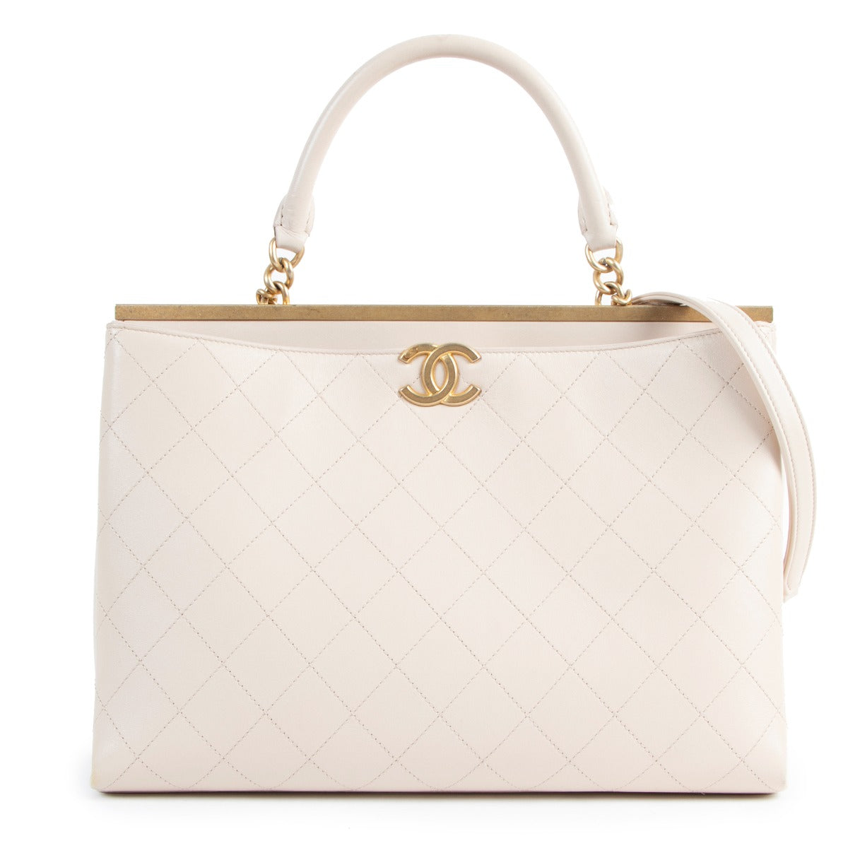 Chanel Coco Luxe Tote Shopping Bag