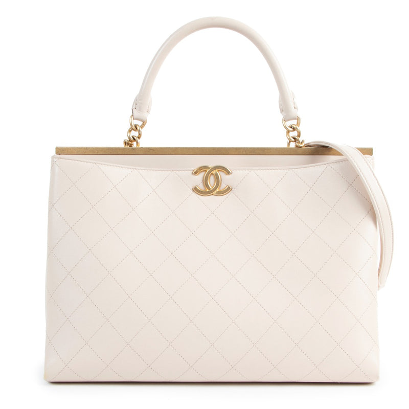 Chanel Coco Luxe Tote Shopping Bag