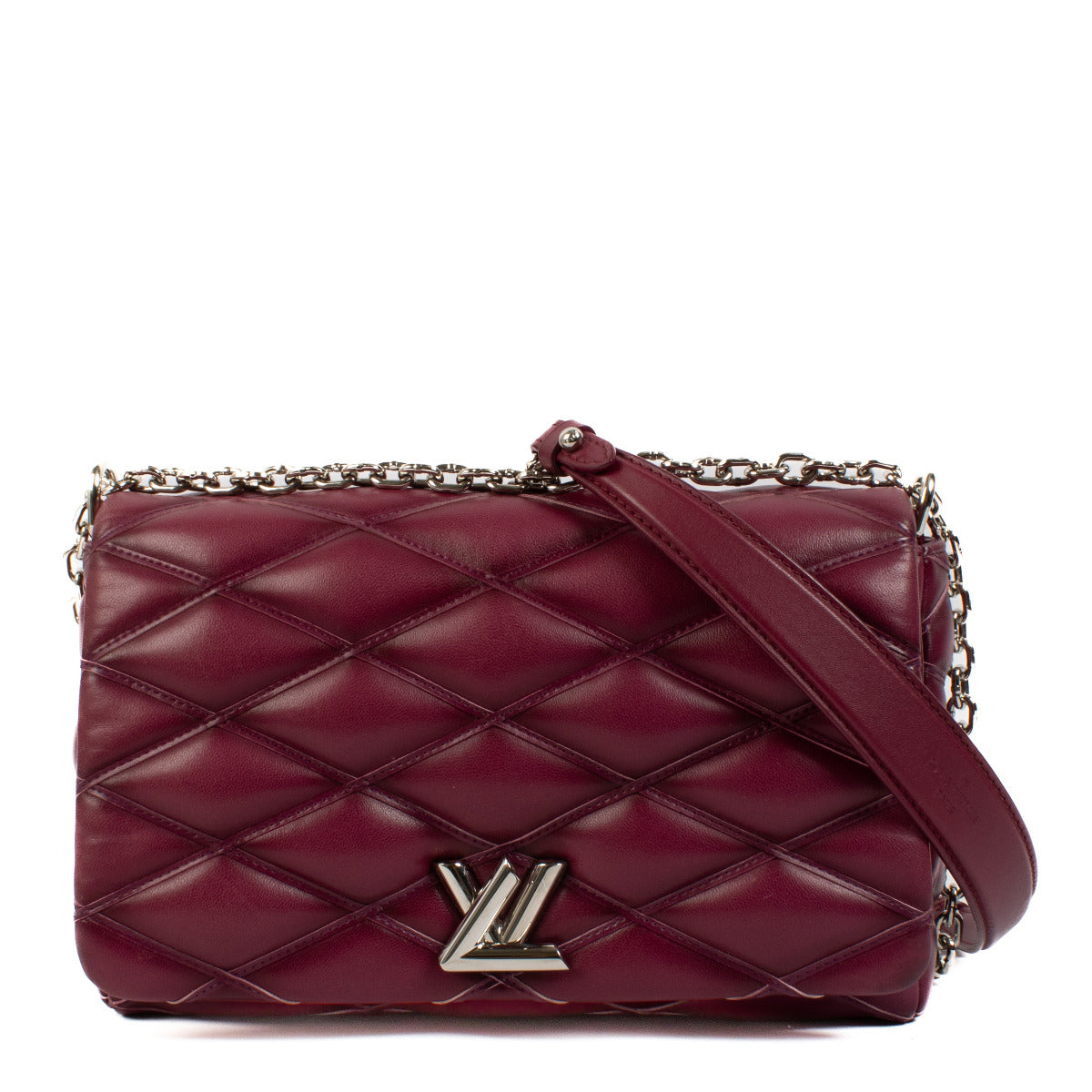 Are you looking for an authentic Louis Vuitton Purple Malletage GO-14 MM Bag? We buy and sell your preloved and brand new designer bags.