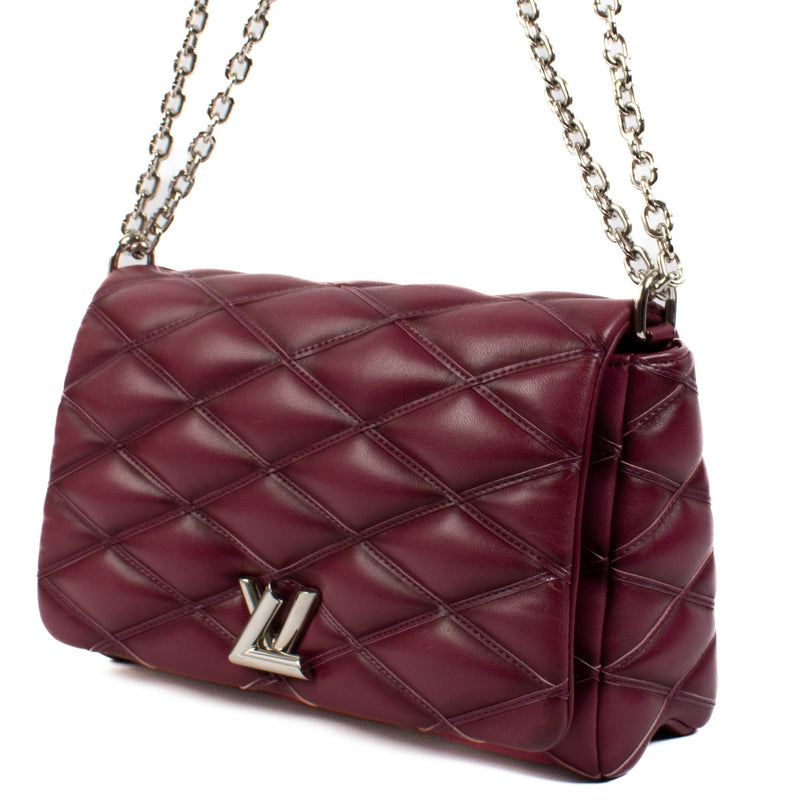 Louis Vuitton Purple Malletage GO-14 MM Bag aan de beste prijs bij Labellov tweedehands luxe in Antwerpen en Knokke. Koop en verkoop aan de beste prijs.