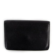 Delvaux Black Diabolo Leather Wallet