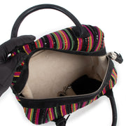 Delvaux Gelato Toile De Cuir Handbag