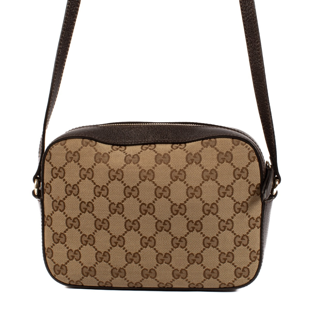 shop 100% authentic second hand Gucci GG Canvas Web Bee Camera Bag on Labellov.com