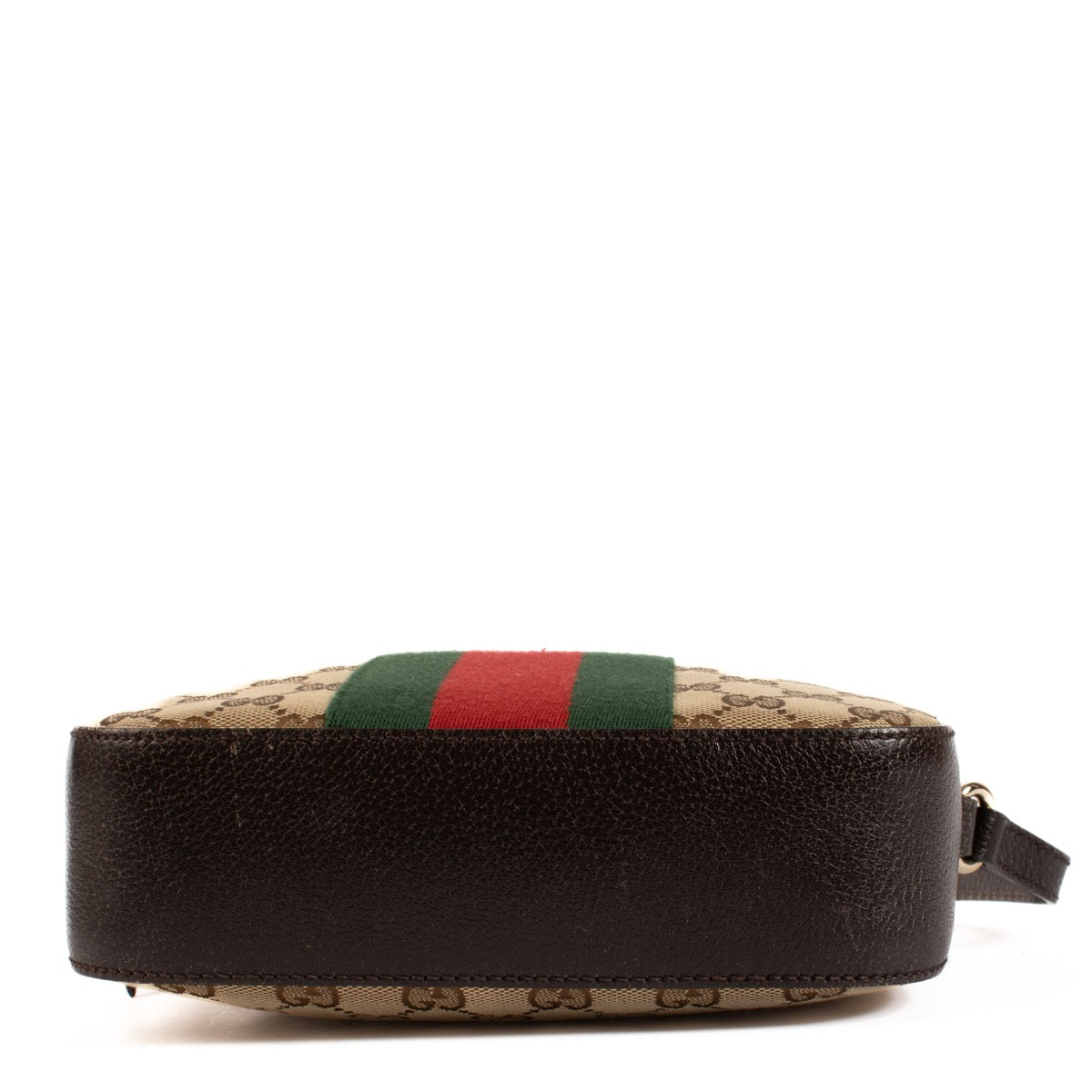 shop 100% authentic second hand Gucci GG Canvas Web Bee Camera Bag on Labellov.com