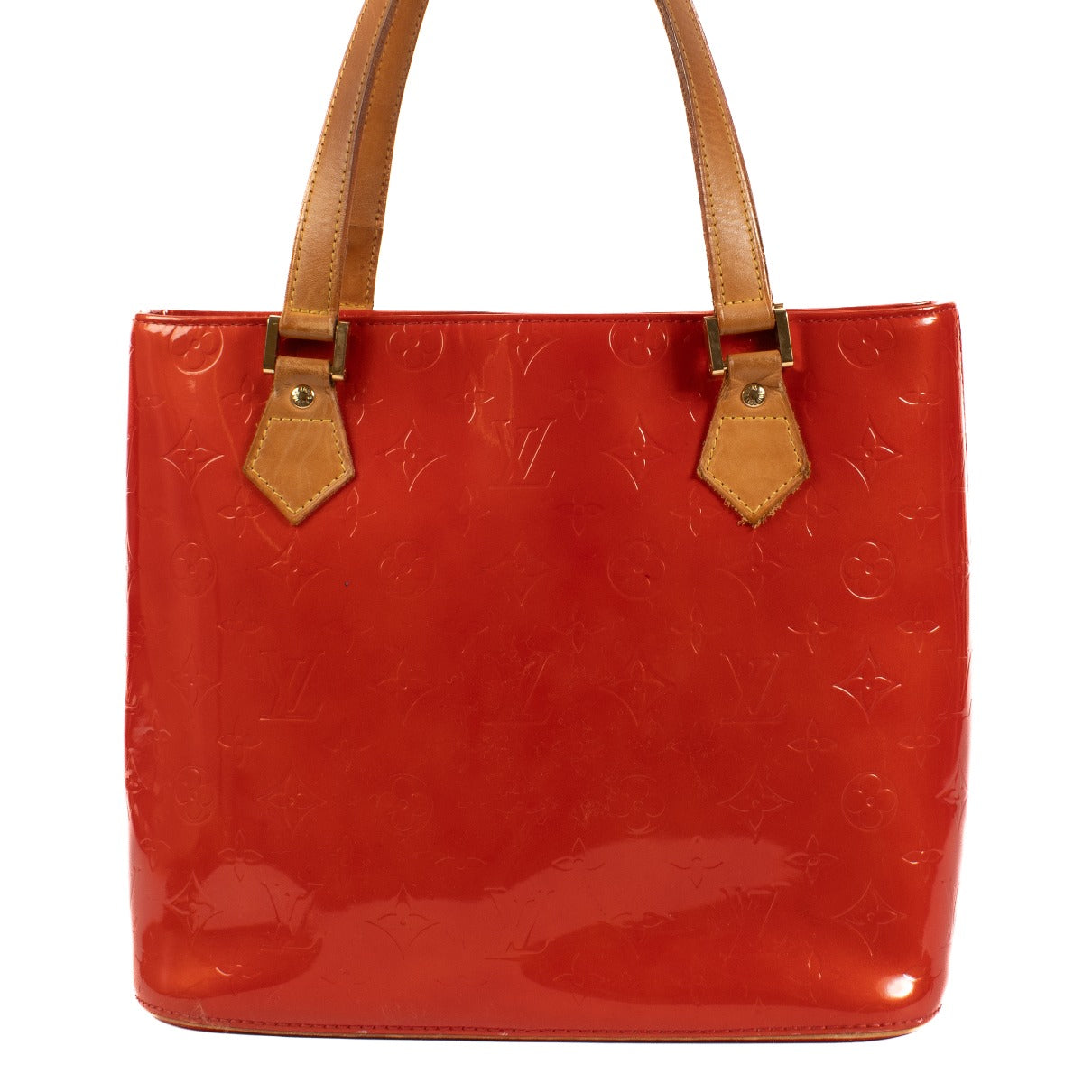 Shop 100% authentic secondhand Louis Vuitton Red Patent Houston Shoulder Bag on Labellov.com
