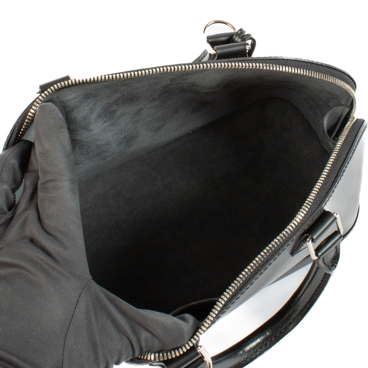 Louis Vuitton Black Epi Leather Alma PM Bag