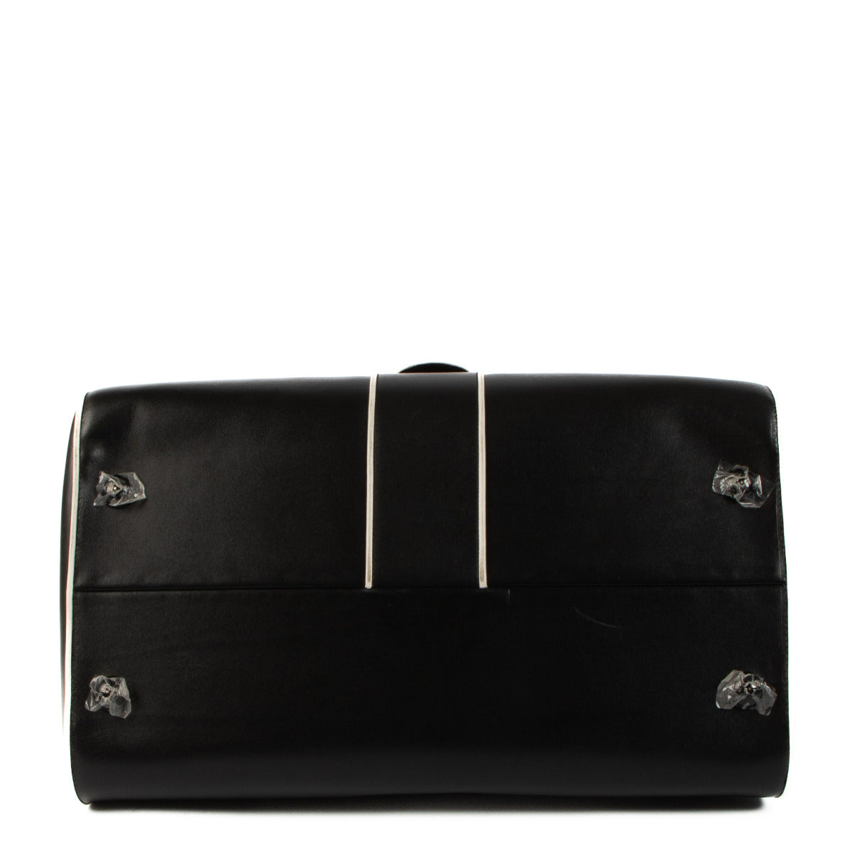 Delvaux Black/Ivory Illusion Brillant Black Edition Bag
