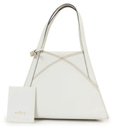 Delvaux Soupir White Leather Mini Handbag