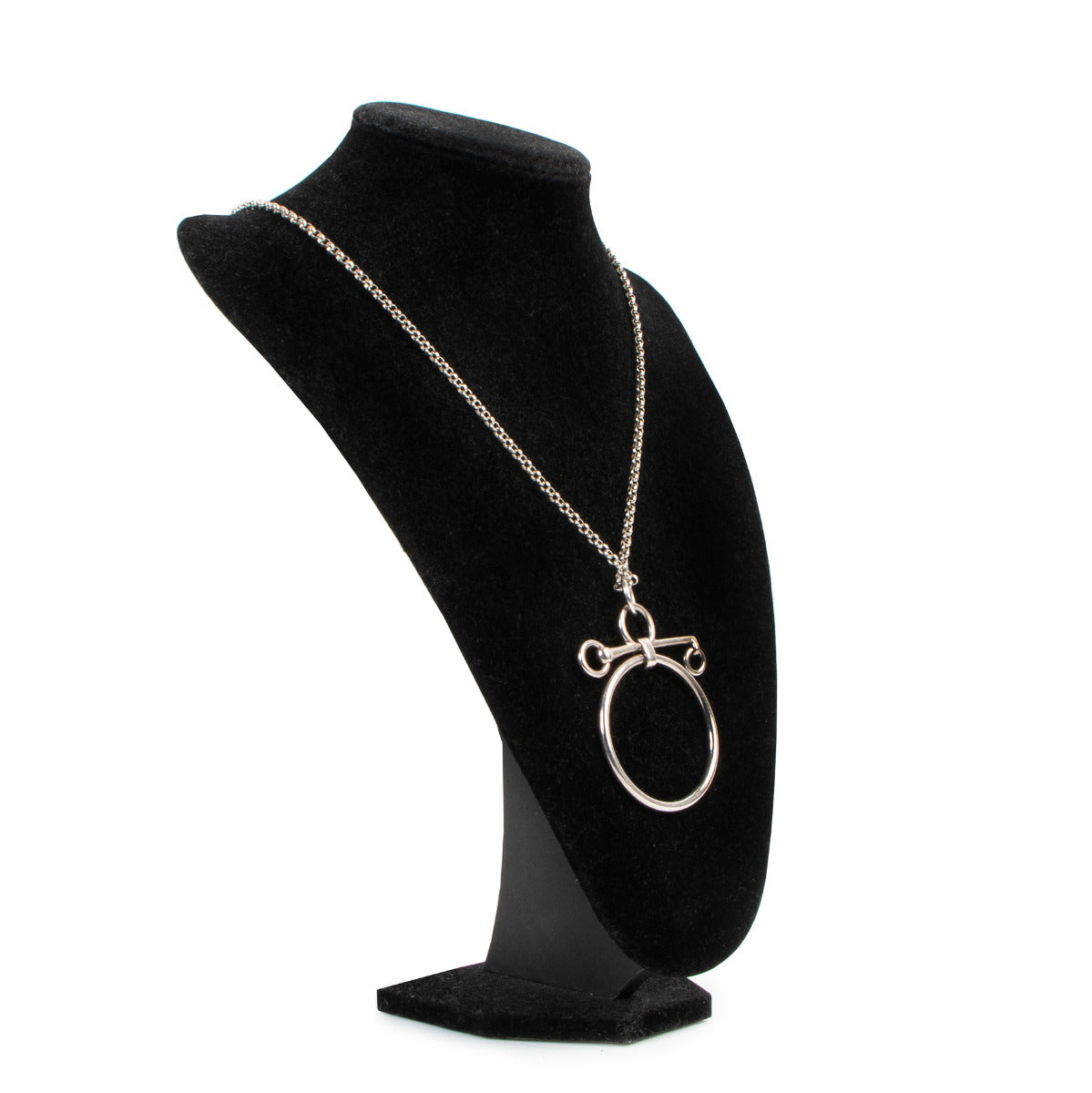 Hermès Mors de Bride Silver Necklace for the best price at Labellov secondhand luxury