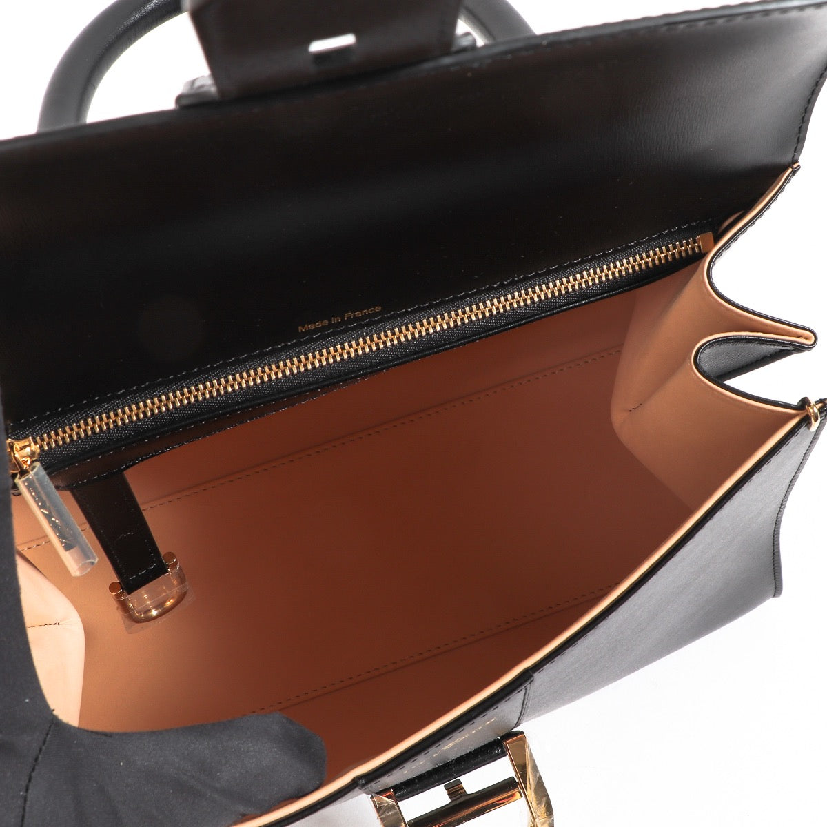 Buy an authentic second hand Delvaux Brillant MM Black Box Calf in very good condition at Labellov.com