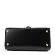 Buy an authentic second hand Delvaux Brillant MM Black Box Calf in very good condition at Labellov.com