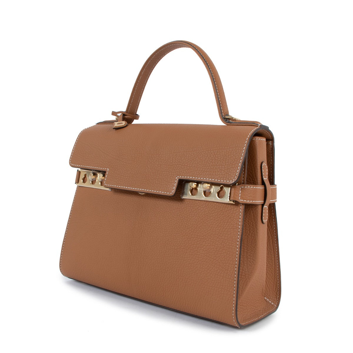 Delvaux Tempête MM Vegetal Crispy Calf