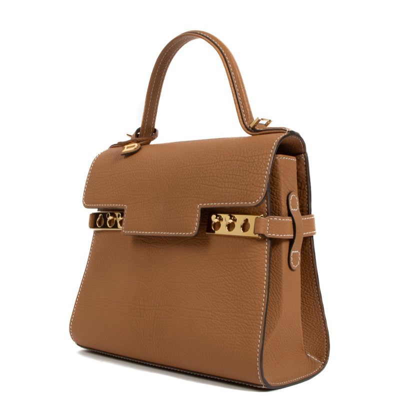 shop 100% authentic second hand Delvaux Tempête PM Vegetal Cripsy Calf Top Handle on Labellov.com
