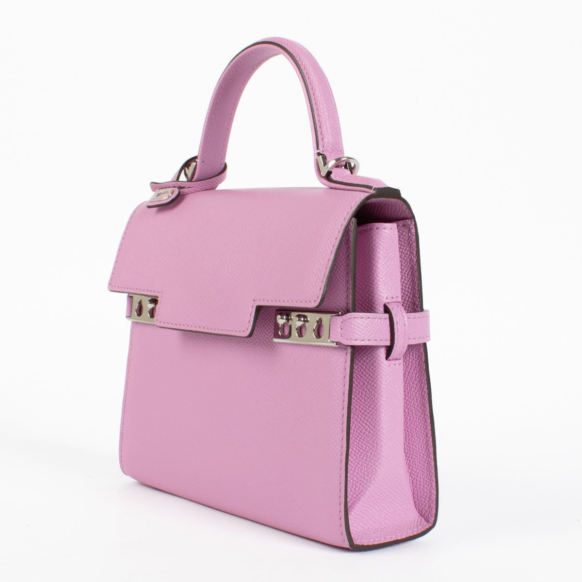 Authentic preloved Delvaux Orchid Alpine Calf Tempête Small Bag on Labellov.com