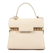 Second hand brand new Delvaux Tempête PM Chalk Supple Calf