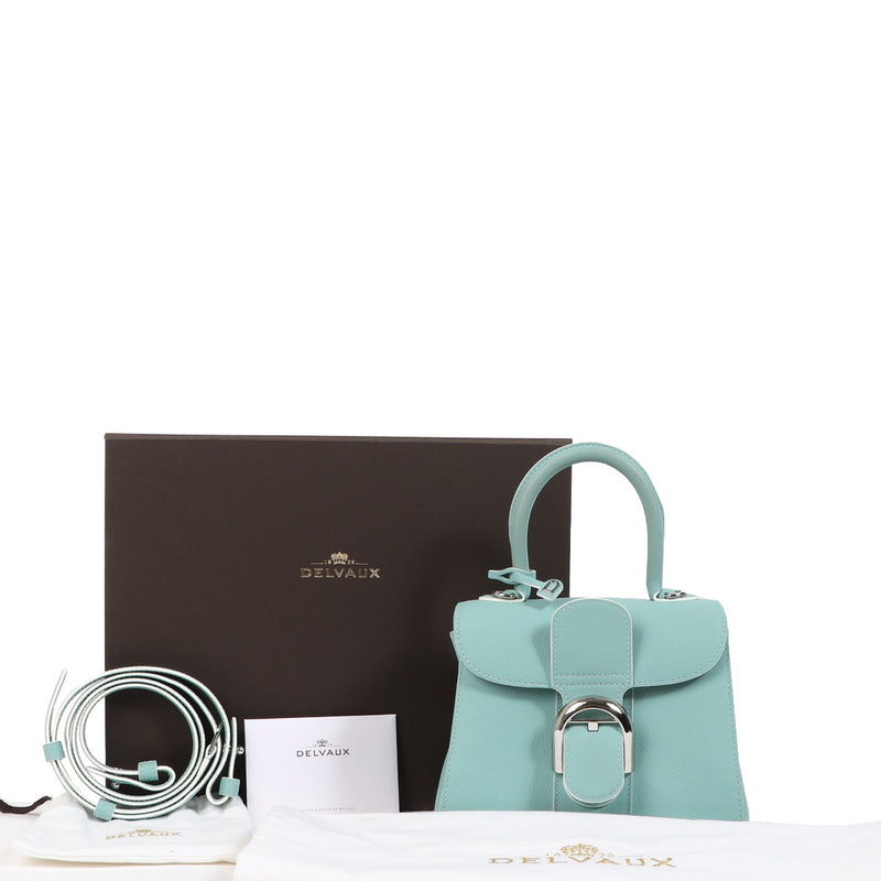 Delvaux Brillant Mini Jade Rodeo Calf